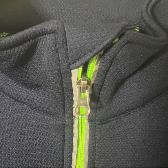 NFL Mens Seattle Seahawks Navy Green Full Zip Fleece Lined Jacket Extra Large - Picture 4 of 8